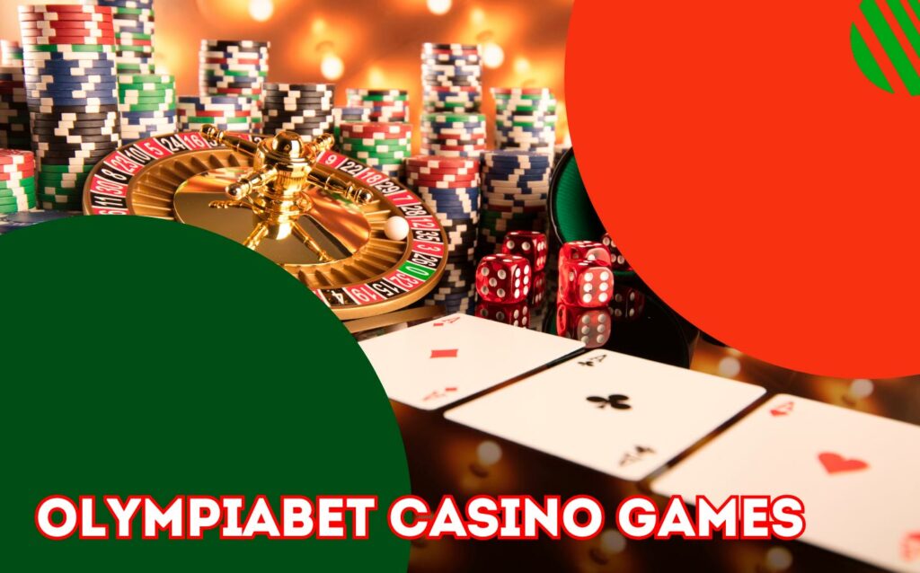 Players can choose from several games at Olympiabet